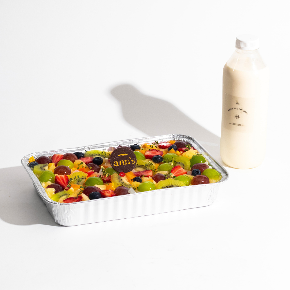 Milky Fruit & Almond Pudding